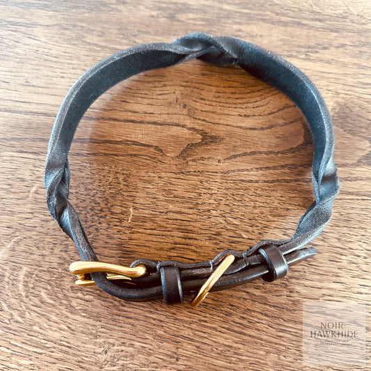 Twistet hundehalsbånd