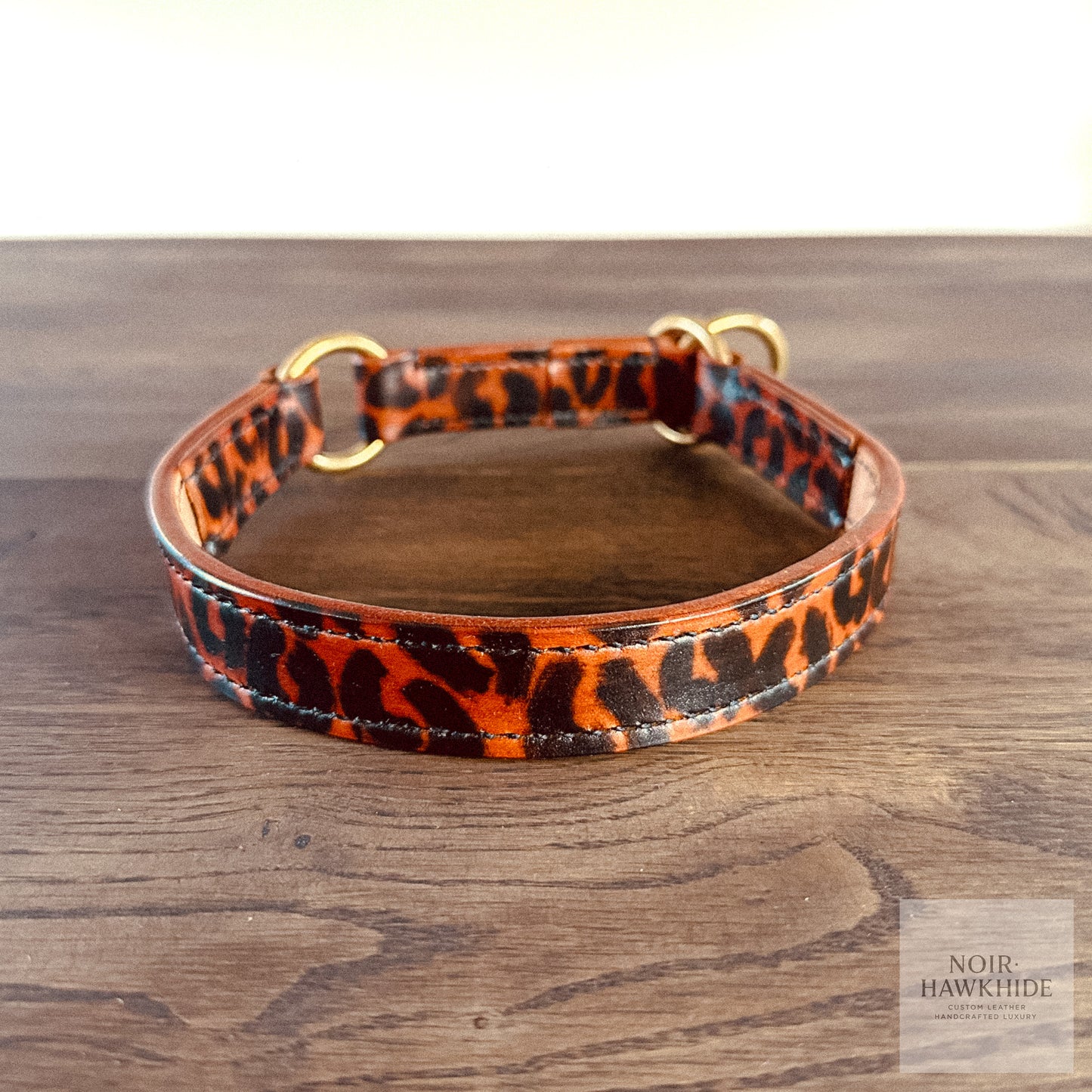 Leopard hundehalsbånd